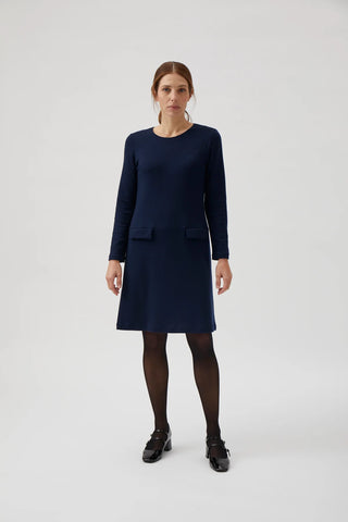 Gug A-line dress w/pockets, AW24, Blue